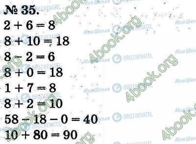 ГДЗ Математика 2 класс страница 35